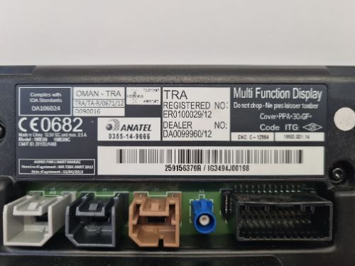 RENAULT Clio Dynamique Medianav Dci A Sat Nav Display Screen