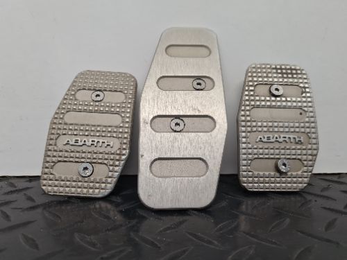 FIAT 500 ABARTH MK1 FL (312 4U) 2017 595 METAL PEDAL COVERS WITH BOLTS