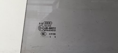 AUDI A8 MK3 FL (4H) (D4) 2015 Door Window Glass Rear Left Side
