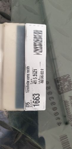 Audi A8 MK4 D5 2019 Door Window Glass Front Right Side