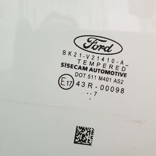FORD TRANSIT CUSTOM 2.0 TDCI 12-18 Door Window Front Right Side