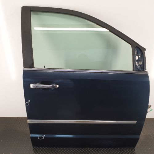 Chrysler Grand Voyager MK5 (RT) 2008 Right Front Door Blue QBL