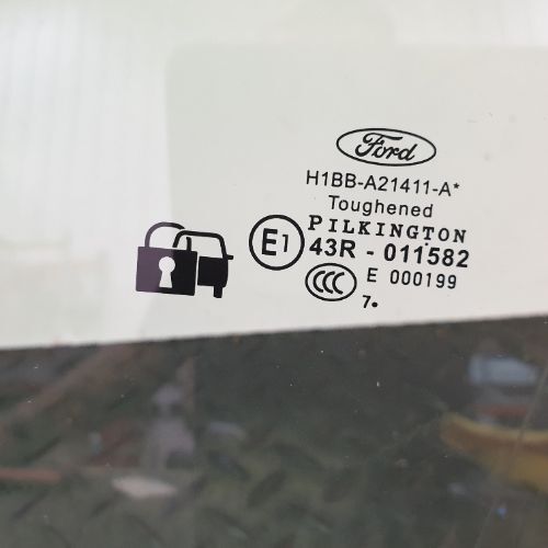 Ford Fiesta MK8 2018 Genuine Door Window Glass Front Left Side