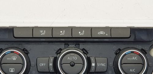 VW Scirocco MK3 FL 2016 Genuine Air Con & Climate Control Panel